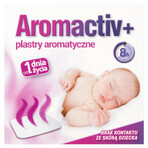 Aromactiv+, plasture aromatic din prima zi de viață, 5 bucăți AMBALAJ DEFECTAT