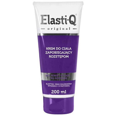 Elasti-Q Original, cremă de corp pentru prevenirea vergeturilor, 200 ml SHORT DATE