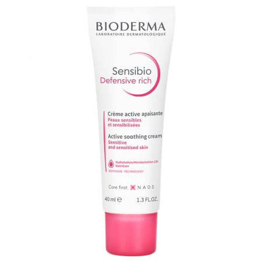 Bioderma Sensibio crema calmanta  Defensive Rich, 40 ml