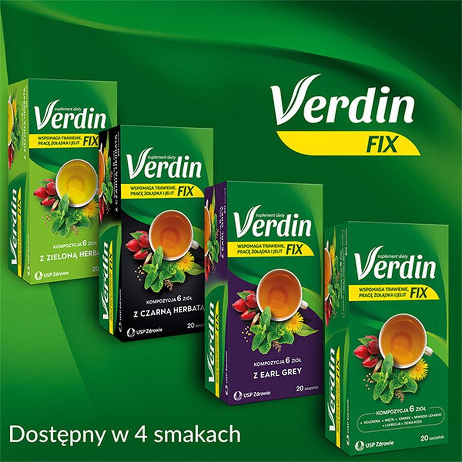 Verdin Fix, 40 sachets VERONTREINIGDE VERPAKKING