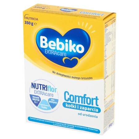 Bebiko ExtraCare Confort, cólicos y estreñimiento, desde el nacimiento, 350 g PAQUETE DEFECTUADO