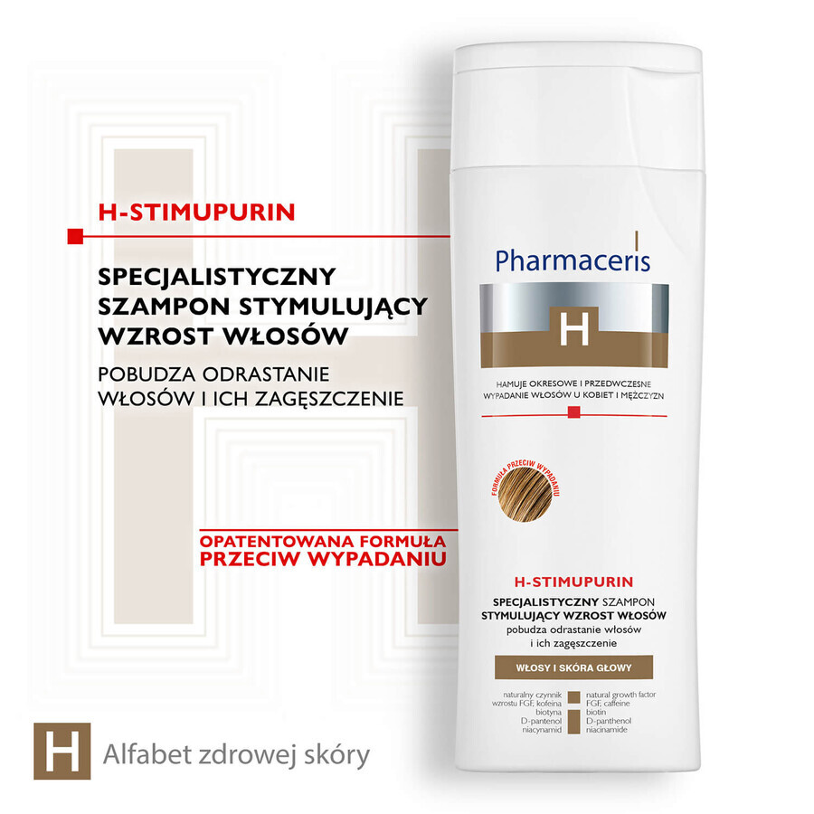 Pharmaceris H Stimupurin, spezielles Shampoo zur Stimulierung des Haarwachstums, 250 ml VERPACKUNG