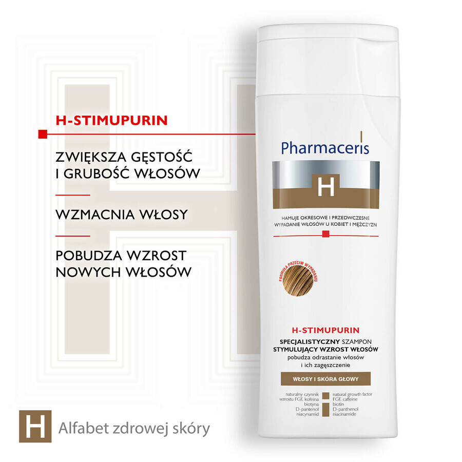 Pharmaceris H Stimupurin, spezielles Shampoo zur Stimulierung des Haarwachstums, 250 ml VERPACKUNG