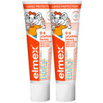 Elmex, dentifricio per bambini con aminofluoruro, 0-6 anni, 2 x 50 ml CONFEZIONE CONTAMINATA