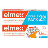 Elmex, kindertandpasta met aminofluoride, 0-6 jaar, 2 x 50 ml VERONTREINIGDE VERPAKKING