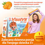 VisolVit Junior Naranja, polvo efervescente, sabor naranja, 30 sobres EMBALAJE DAÑADO