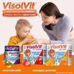 VisolVit Junior Naranja, polvo efervescente, sabor naranja, 30 sobres EMBALAJE DAÑADO