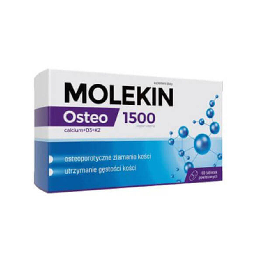 Molekin Osteo, 60 comprimate filmate AMBALAJ DEFECTAT