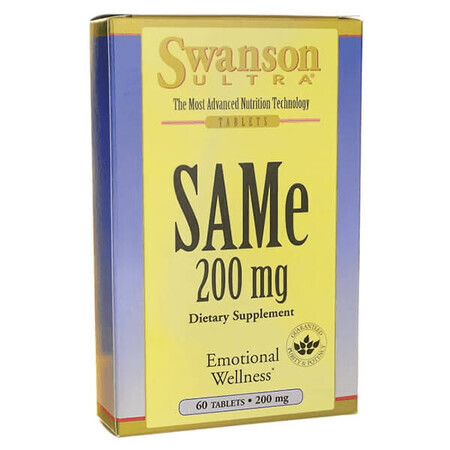 Swanson SAMe 200 mg, 60 comprimate SHORT DATE