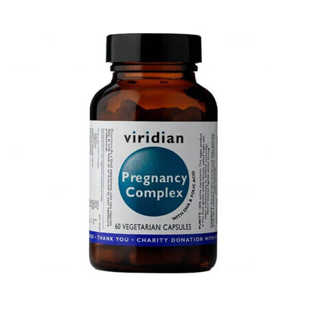 Viridian, Complex de sarcină, femeia însărcinată, 60 capsule SHORT DATE