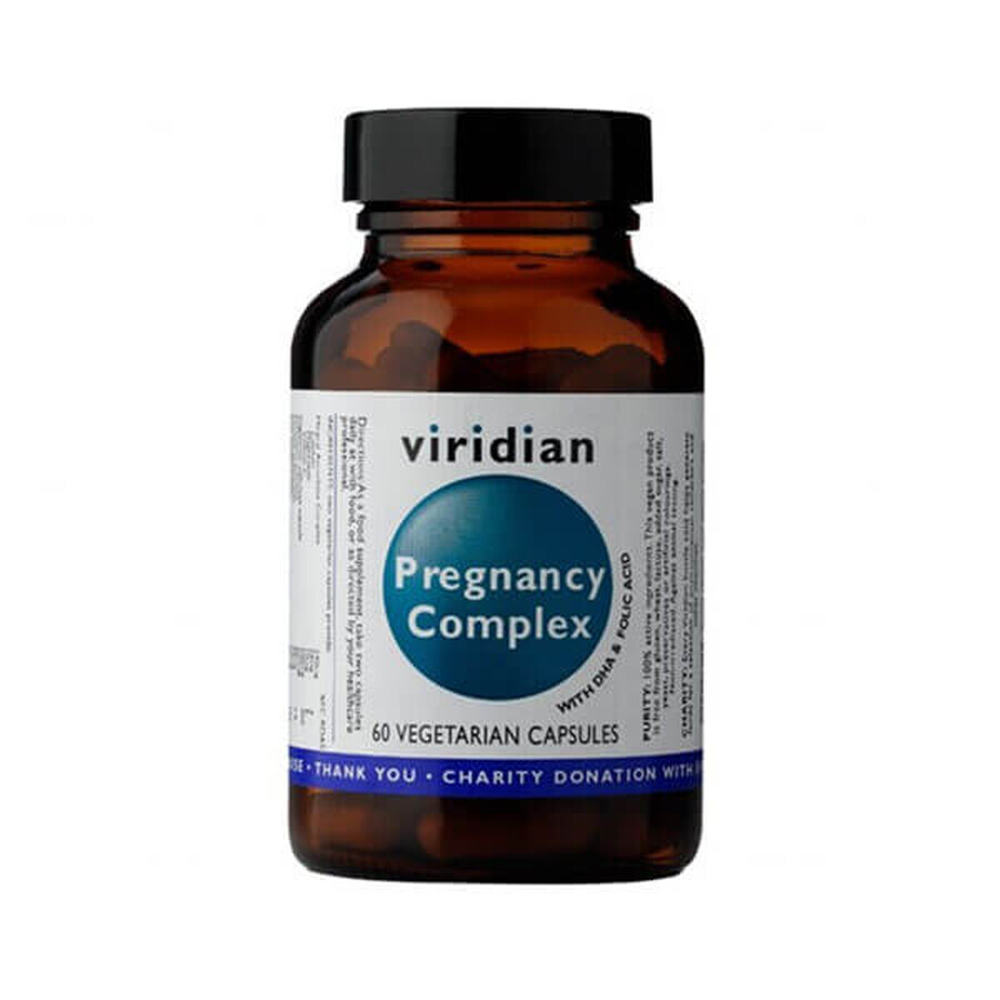 Viridian, Complex de sarcină, femeia însărcinată, 60 capsule SHORT DATE