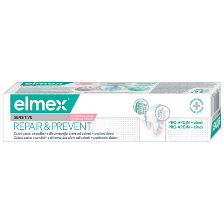 Elmex Sensitive Professional Repair &amp; Prevent dentifrice, 75 ml EMBALLAGE CONTAMINE