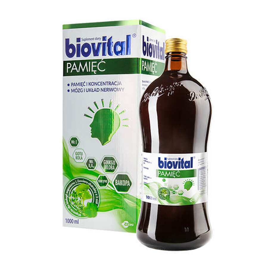 Biovital Memory, 1000 ml AMBALAJ CONTAMINAT