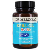 Dr Mercola Aceite de Krill para Niños, 60 cápsulas FECHA CORTA