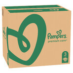 Pampers Premium Care, couches taille 3, 6-10 kg, 204 pièces EMBALLAGE DEFECTUEUX