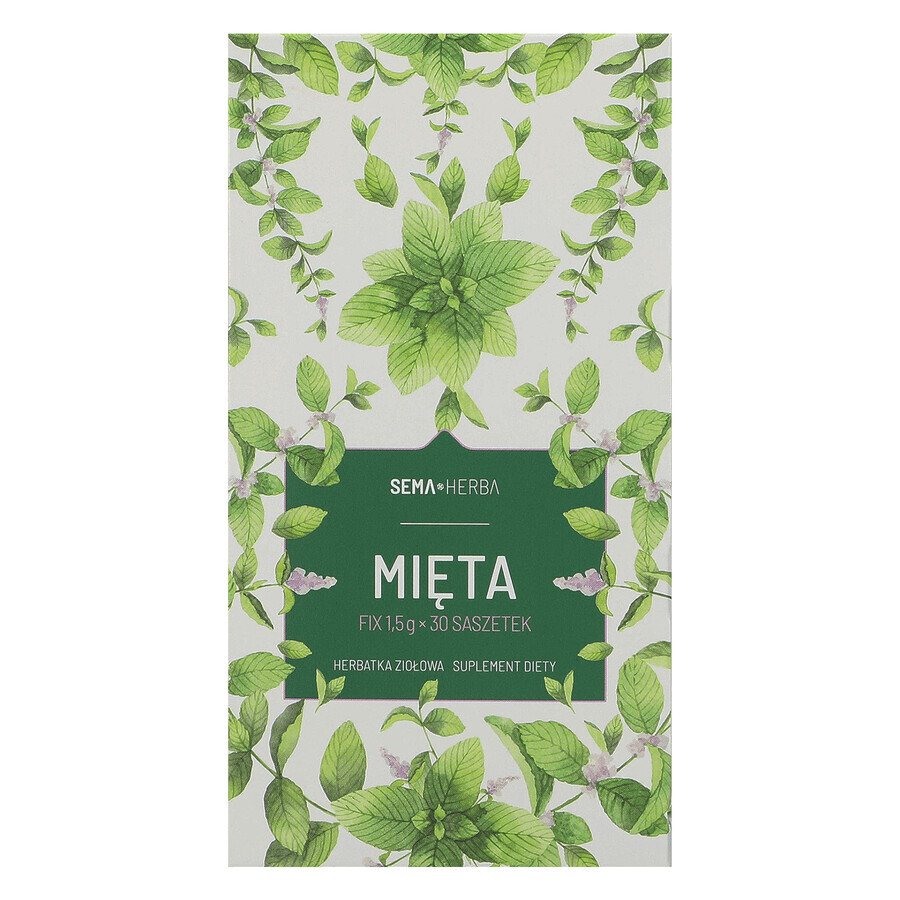 SEMA Herba Mint Fix, 1.5 g x 30 sachets SHORT DATE