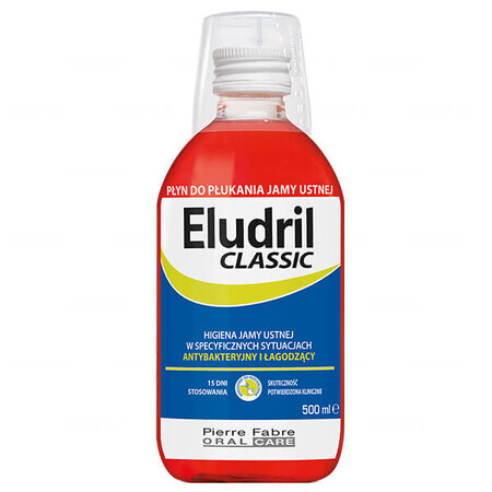 Eludril Classic apă de gură, 500 ml AMBALAJ CONTAMINAT