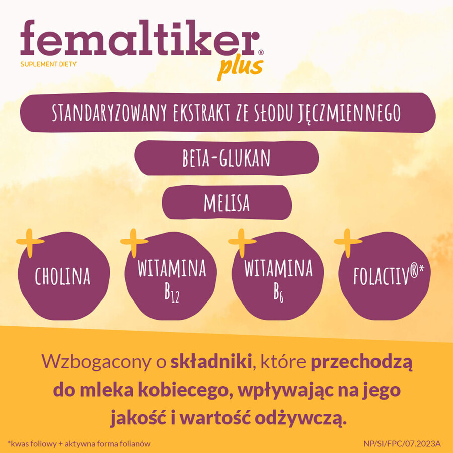 Femaltiker Plus, aromă de ciocolată, 12 pliculețe AMBALAJ CONTAMINAT