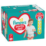 Pampers Pants, culottes-couches, taille 7, 17+ kg, 74 pièces EMBALLAGE BRISÉ