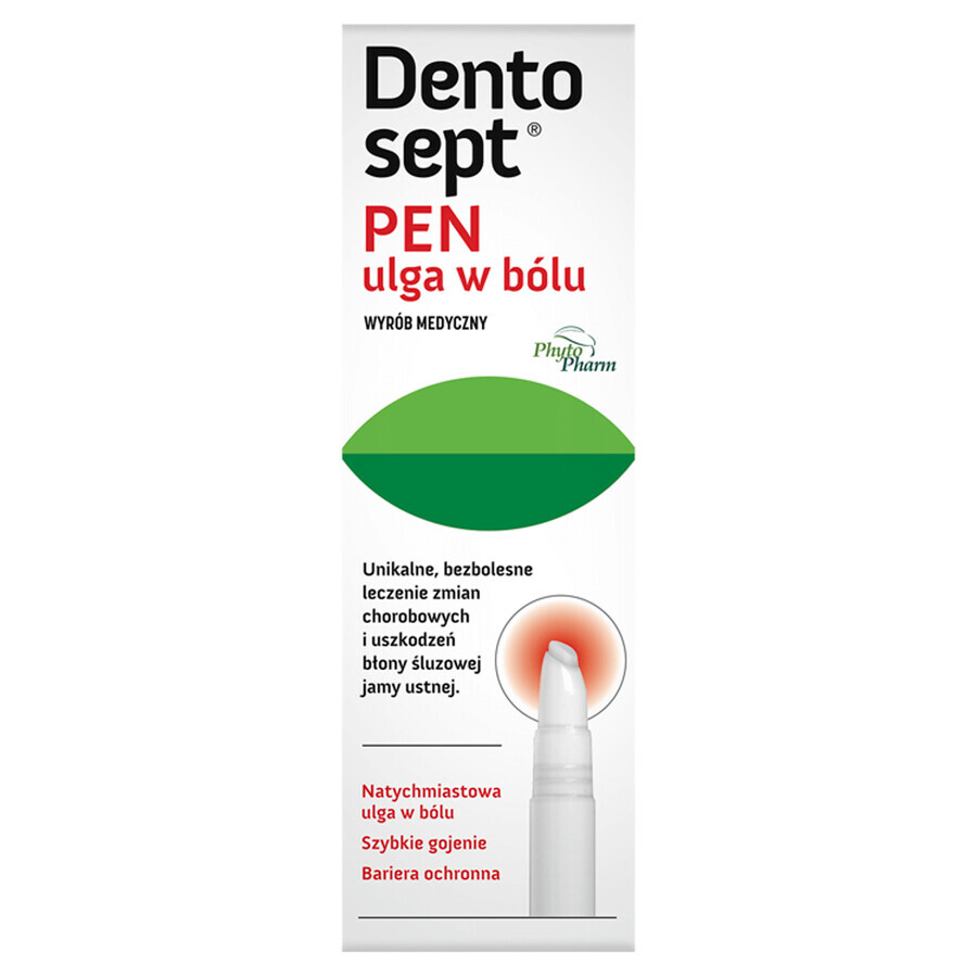 Dentosept pen, stick gel, saveur neutre, 3.3 ml SHORT DATE