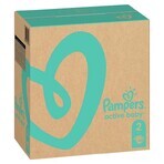 Pampers Active Baby, couches, taille 2, 4-8 kg, 3 x 76 pcs EMBALLAGE BRISÉ