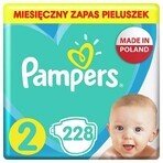 Pampers Active Baby, couches, taille 2, 4-8 kg, 3 x 76 pcs EMBALLAGE BRISÉ