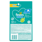 Pampers Fresh Clean, lingettes humides, 15 x 80 pcs EMBALLAGE ENDOMMAGÉ