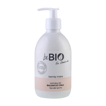 beBIO Ewa Chodakowska, crema corpo naturale, ipoallergenica, semi di lino, 400 ml CONFEZIONE ROTTA