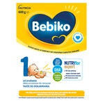 Bebiko 1 Leche infantil Nutriflor Expert, desde el nacimiento, 600 g PAQUETE DEFECTUADO