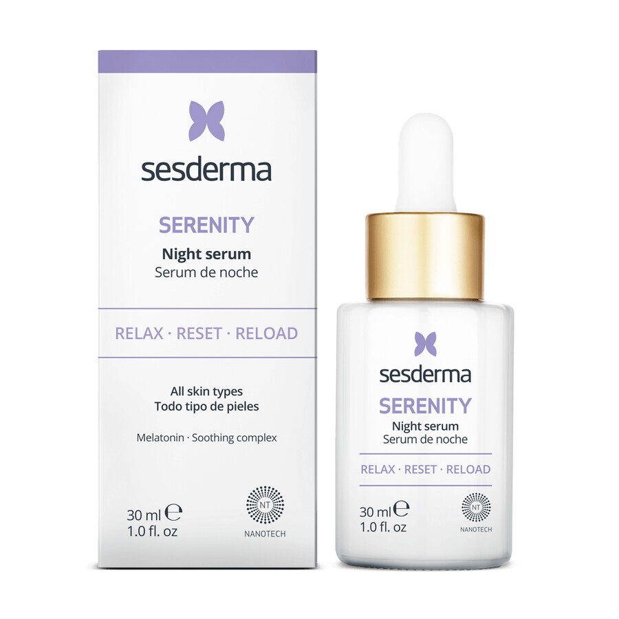 Sesderma Serenity, ser facial lipozomic pentru noapte, 30 ml SHORT DATE