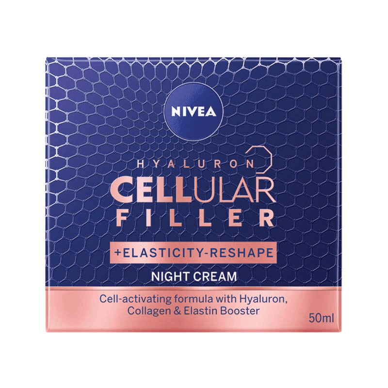 nivea cellular 3 in 1 cushion pret Crema de noapte Cellular Filler Elasticity, 50 ml, Nivea