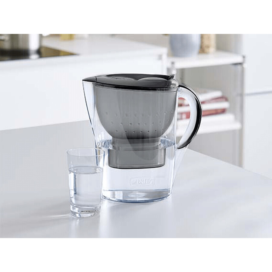 Set Brita Marella, carafe filtrante, graphite, 2,4 l + filtres, 3 pièces EMBALLAGE DEFECTUEUX