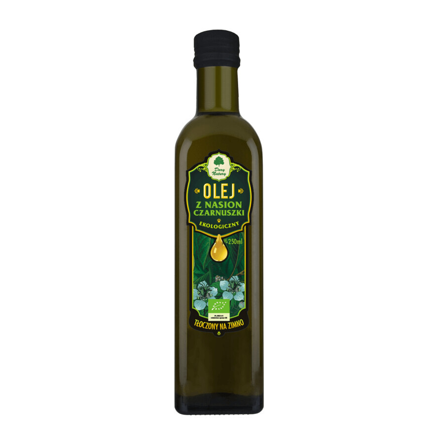 Gifts of Nature Organic, ulei de semințe de chimen presat la rece, 250 ml SHORT DATE