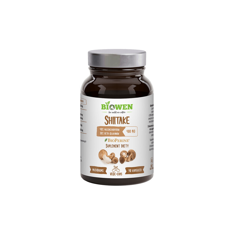 Biowen Shiitake, 90 capsule SHORT DATE