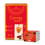 Orientana Energy Box set, scrub facial, 50 g + pandantiv cu parfum, Bangkok Energy SHORT DATE