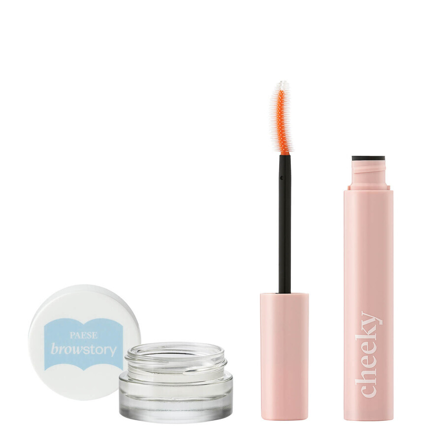 Set Paese Eyestory, mascara, 9 ml + sapone per sopracciglia, 8 g + pennello, 1 pezzo SCORTA DATA