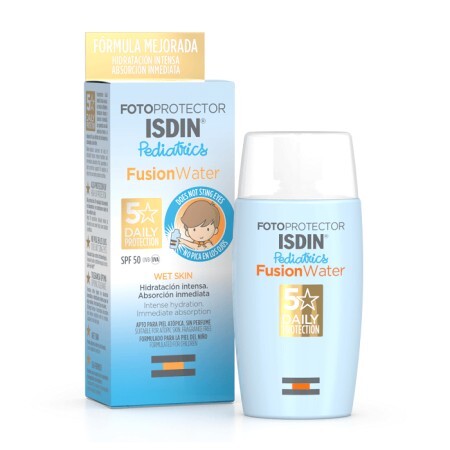 Isdin  Fusion Water Crema de protectie solara pentru copii cu SPF 50, 50 ml