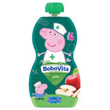 BoboVita Peppa Pig Mousse într-un tub, măr, după 6 luni, 100 g SHORT DATE