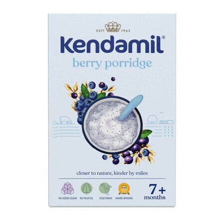 Kendamil Terci de grâu și ovăz, fructe de pădure, lăptos, după 7 luni, 150 g