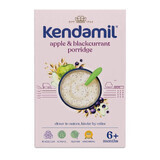 Kendamil Terci de grâu și ovăz, mere, coacăze negre, lapte, după 6 luni, 150 g