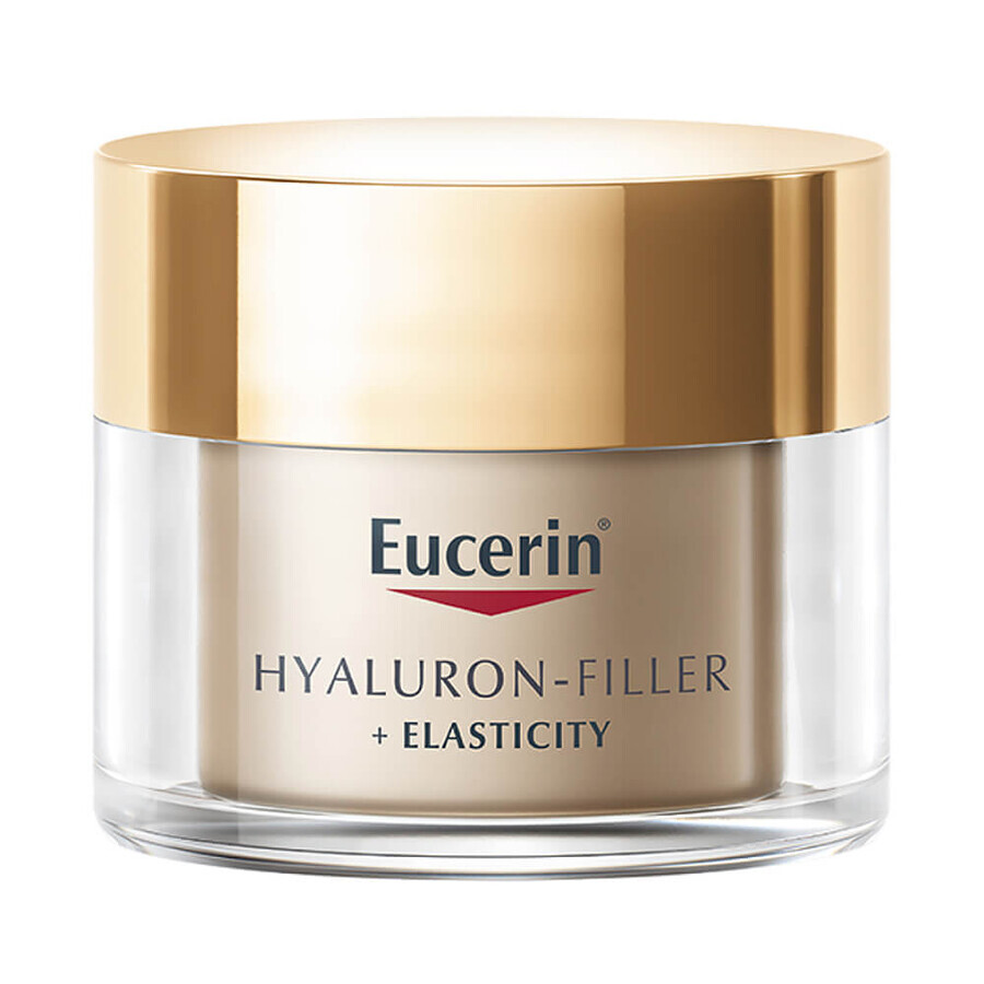 Eucerin Hyaluron Filler + Elasticity, cremă de noapte antirid cu tiamidol, 50 ml