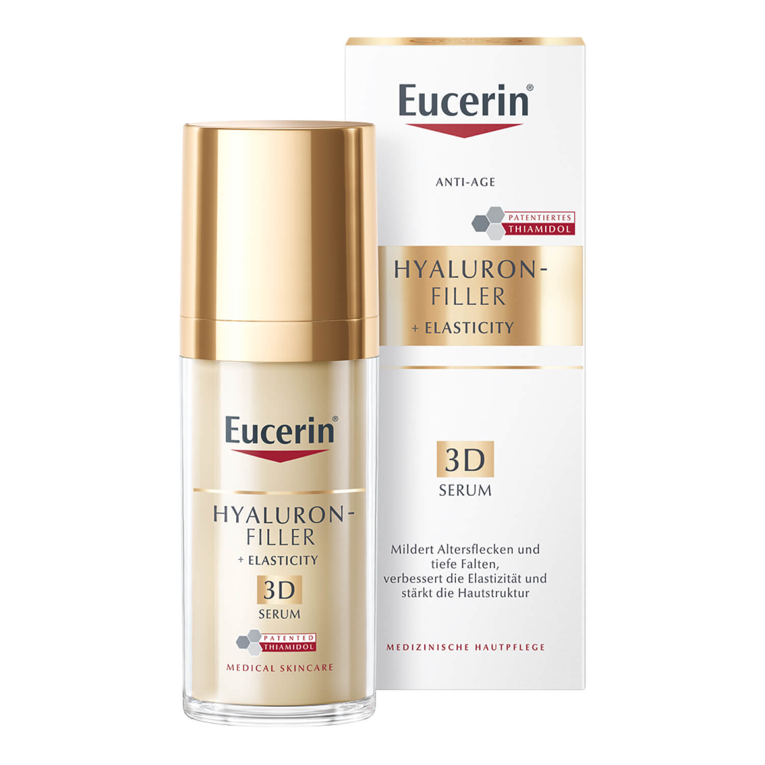 Eucerin Hyaluron Filler + Elasticity, ser de întărire 3D cu tiamidol, 50 ml