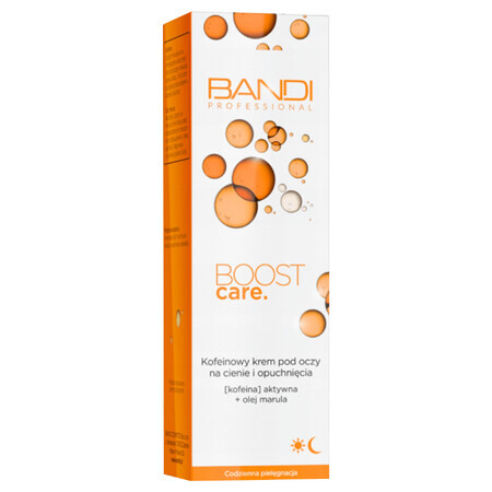 Bandi Professional Boost Care, crema de ojos con cafeína para ojeras e hinchazón, 14 ml