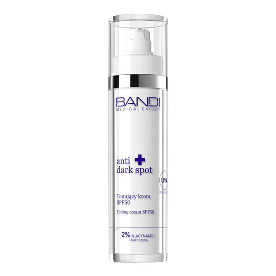 Bandi Medical Expert Anti Donkere Vlek, tonifiërende crème, SPF 50, 50 ml