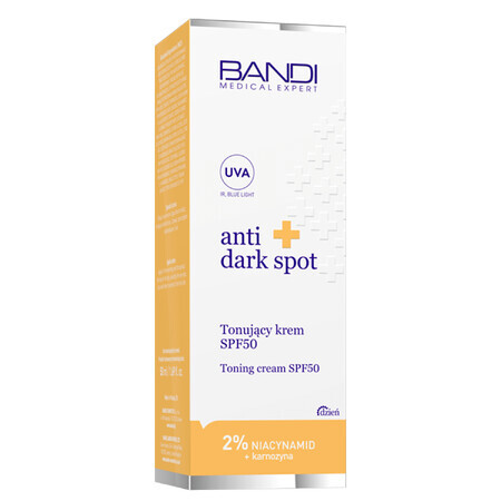 Bandi Medical Expert Anti Donkere Vlek, tonifiërende crème, SPF 50, 50 ml