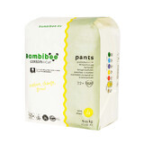 Bambiboo Cottonwear, scutece de unică folosință din bumbac organic, Maxi, mărimea 4, 9-14 kg, 22 bucăți