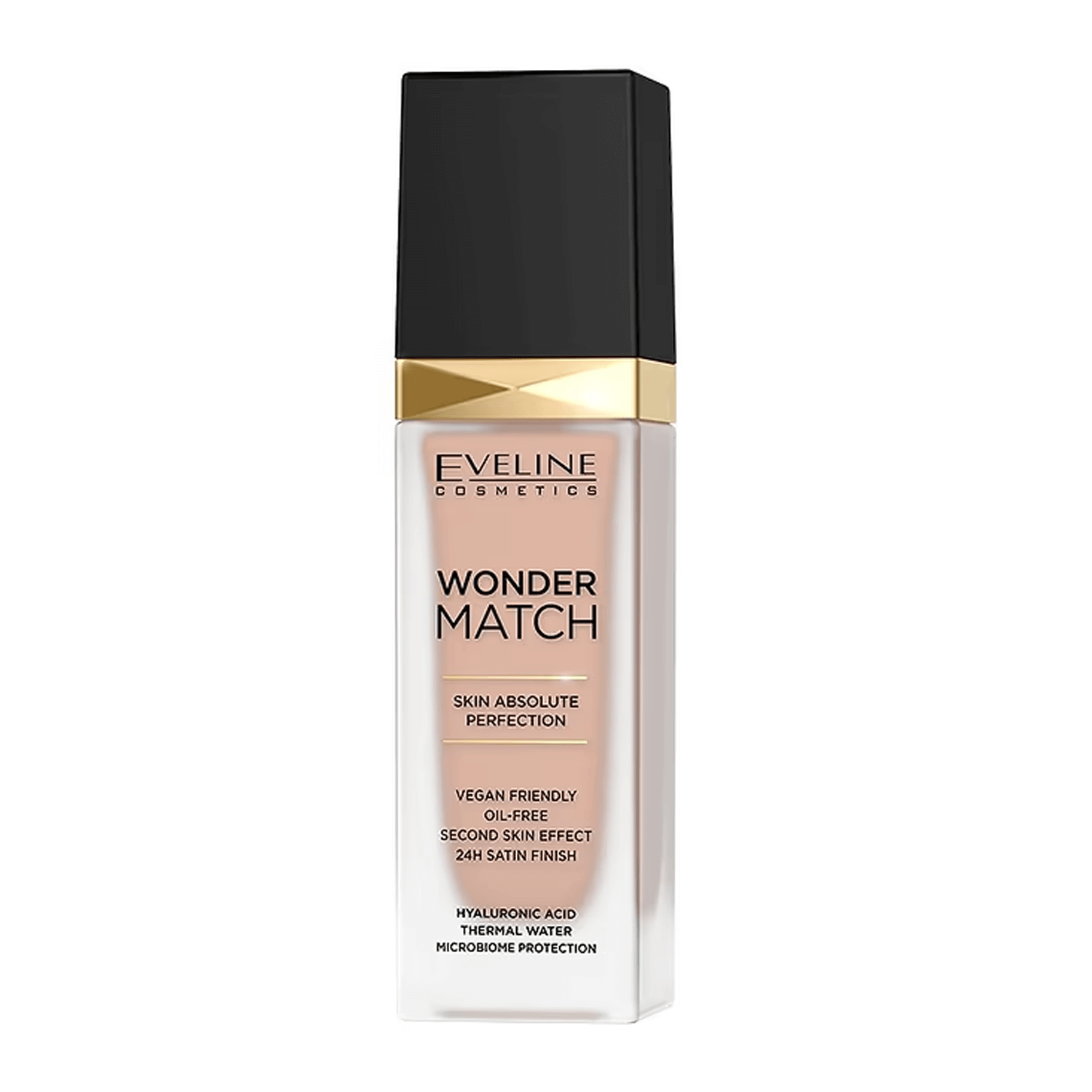 Eveline Cosmetics Wonder Match, fond de ten de lux, nr. 35 Sunny Beige, 30 ml