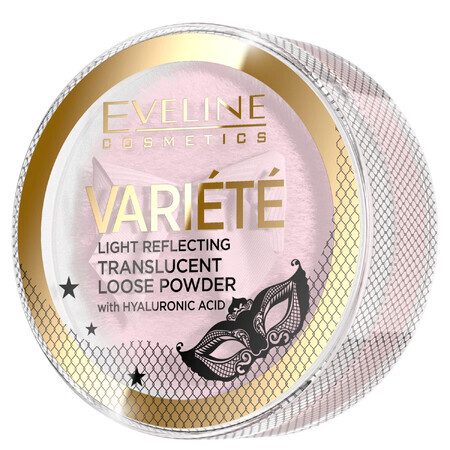 Eveline Cosmetics Variete, polvere libera che riflette la luce, trasparente, 6 g