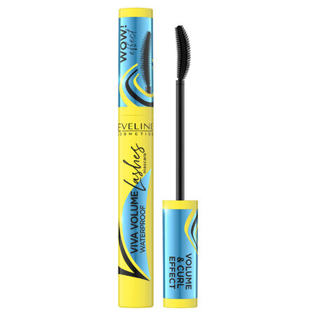 Eveline Cosmetics Viva Volume Lashes, rimel volumizator rezistent la apă, 10 ml