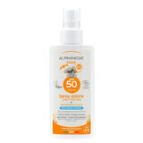 Alphanova Bebe, spray de protecție solară pentru bebeluși și copii, hipoalergenic, SPF 50, 125 g